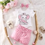 CONJUNTO PARA BEBÉ CON ESTAMPADO DE ELEFANTE