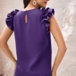 BLUSA SISA CON FRUNCIDO UNICOLOR