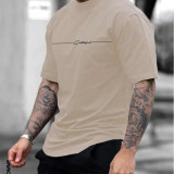 Camiseta con estampado de letra