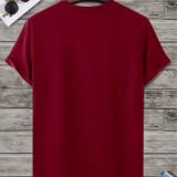 Camiseta con estampado de pájaro de color combinado