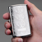 Cigarrera mediana 12 cigarrillos de cobre puro