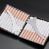 Cigarrera mediana 20 cigarrillos de acero inoxidable