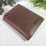 Billetera vintage con zipper de cuero sintético PU