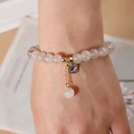 Pulsera de cuentas y corazon