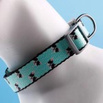 Collar  para perro con patron de perritos