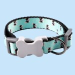 Collar  para perro con patron de perritos