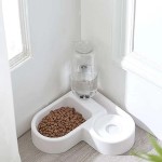 Set de agua y alimentos para gatos y perros pequeños