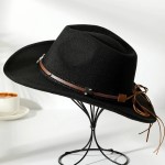 Sombrero Negro Estilo Vaquero