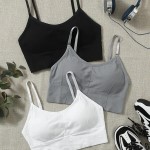 Top deportivo liso para dama