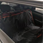 Almohadilla de asiento de coche para mascotas con unión de contraste para gatos y perros para viajes