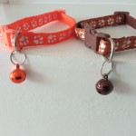 Collar de colores con campana para mascotas