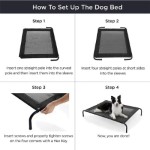 Cama Elevada Metalica para perro y gato