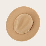 Sombrero Fedora Caqui Diseño Cinturon