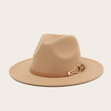 Sombrero Fedora Caqui Diseño Cinturon