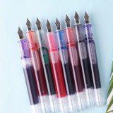 Set de 8 plumas de color desechables