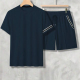 Conjunto de camisa y short con cordón