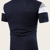 Camisa polo a rayas con costura