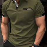 Camisa polo casual con estampado
