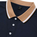 Camisa polo casual con estampado