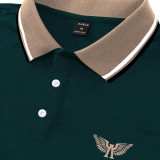 Camisa polo casual con estampado