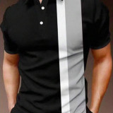 Camisa polo a rayas