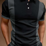 Camisa polo a rayas multicolor