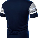 Camisa polo a rayas color en contraste