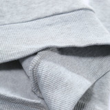 Sudadera de color combinado a rayas con forro térmico