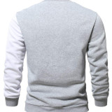 Sudadera de color combinado a rayas con forro térmico